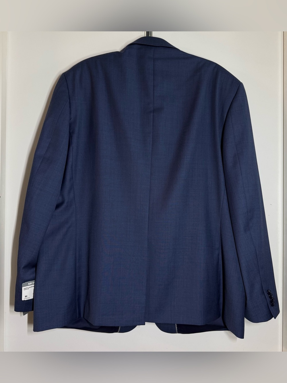 Michael Kors Kaplan Navy Blue Classic Two-Button Blazer - Picture 4 of 12